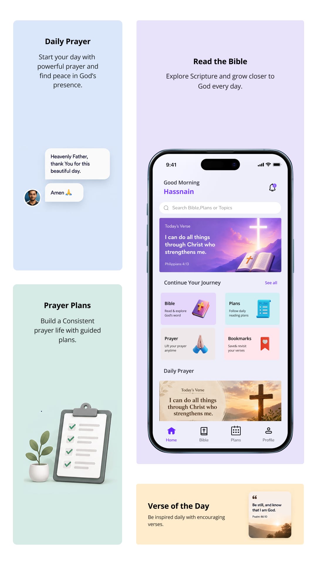 AI-Powered Prayer & Bible App for iOS, Android & Web