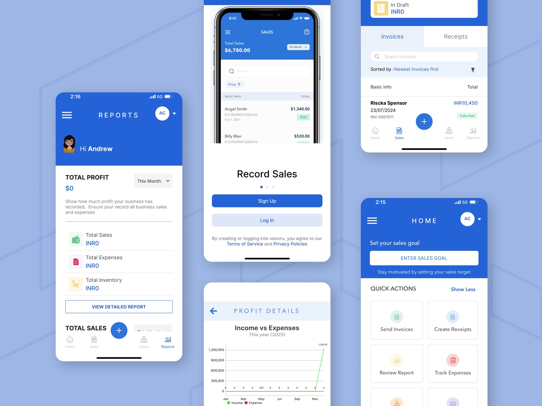 Invoicing & Inventory App for iOS & Android - Vencru