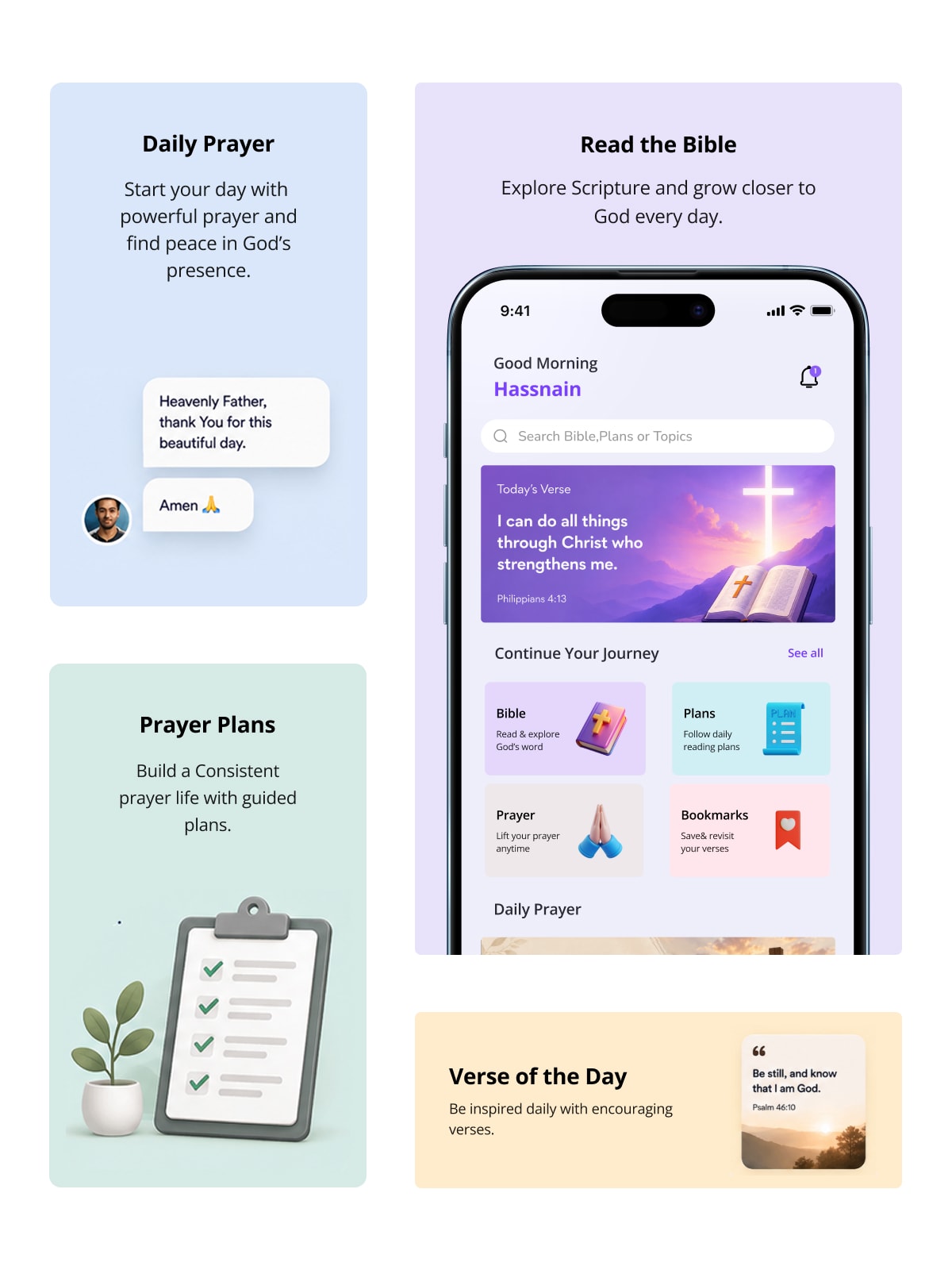 AI-Powered Prayer & Bible App for iOS, Android & Web