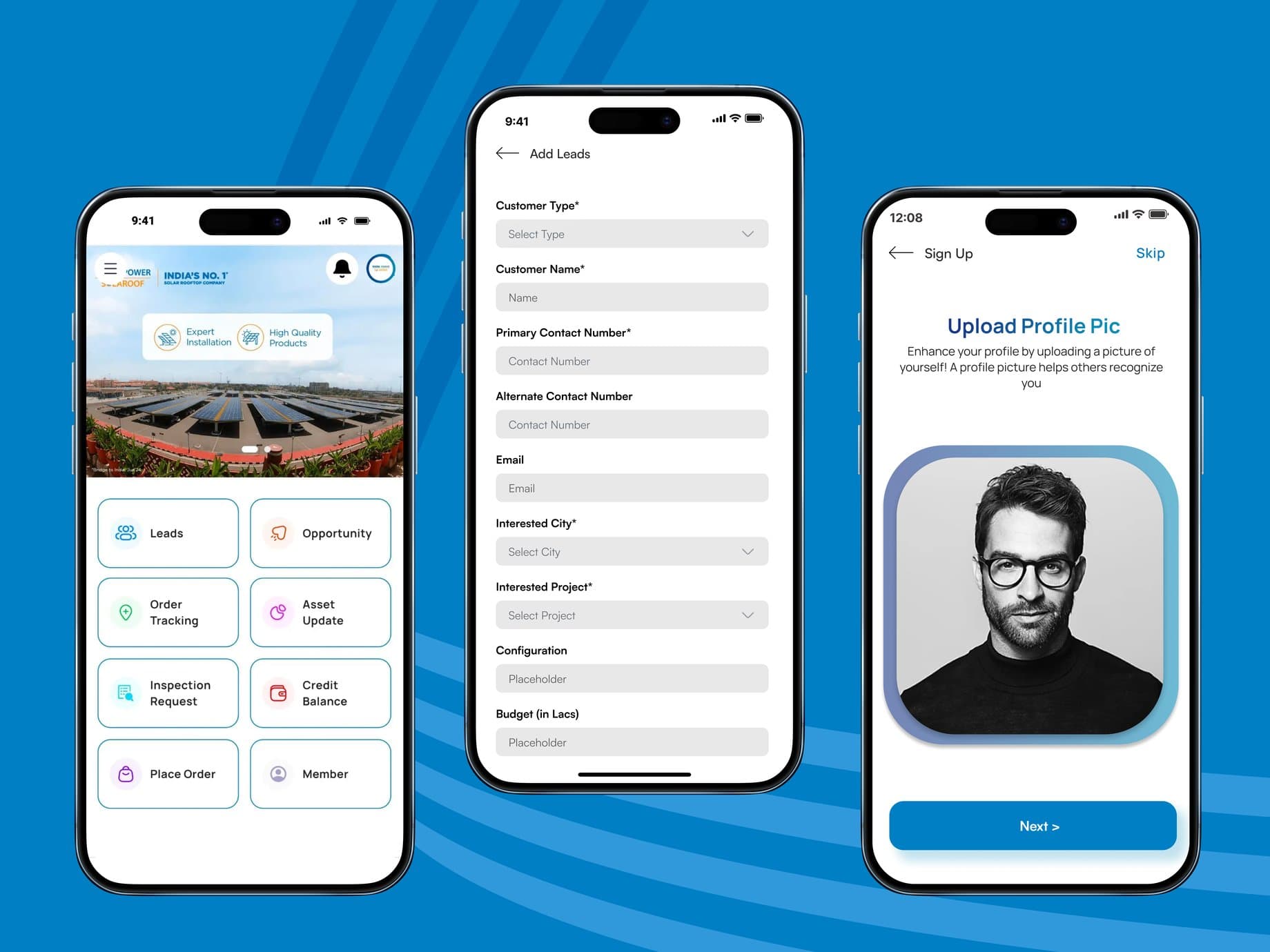 Enterprise B2B Channel Sales App for Tata Power Solar