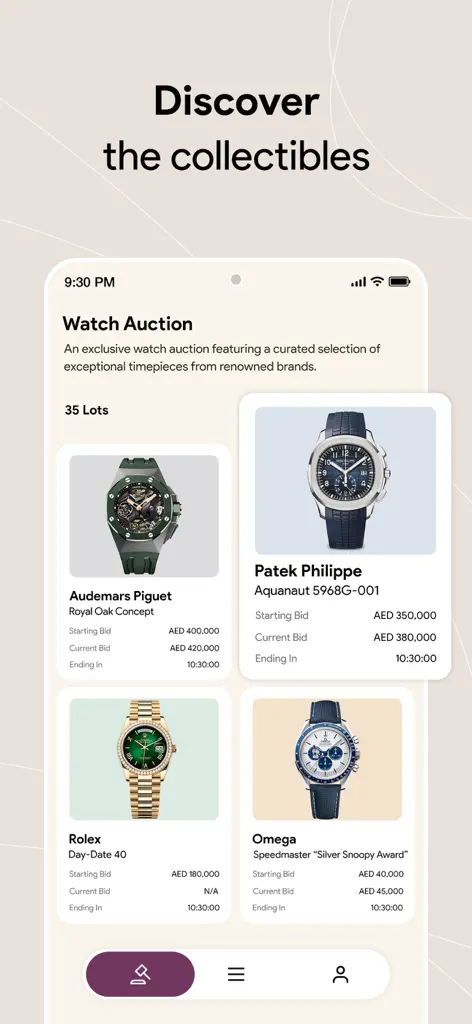 Gavel Auctions discover collections - View luxury collectibles and curated auction items